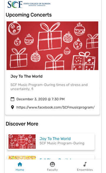 SCF Music Program android app